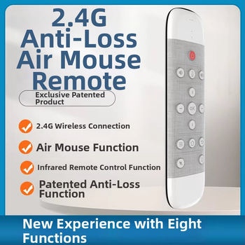 Air Mouse Q40 Bezvadu 2.4G ar balss vadību, divpusēja tastatūra, infrarētais skārienjūtīgais panelis, izgaismots tālvadības pults