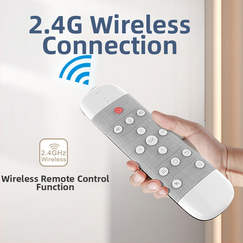 Air Mouse Q40 Bezvadu 2.4G ar balss vadību, divpusēja tastatūra, infrarētais skārienjūtīgais panelis, izgaismots tālvadības pults