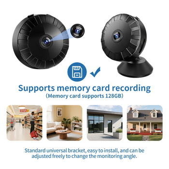 Dohľadová kamera s HD nočným videním, bezdrôtová WiFi kamera, batériové napájanie, vzdialené monitorovanie cez mobilný telefón, ukladanie na TF kartu, model A14