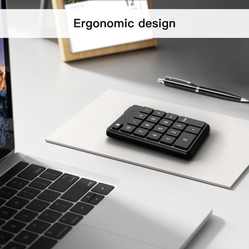 Tastatură numerică Bluetooth, 19 taste, ABS plastic, ușoară 95 g, baterie inclusă