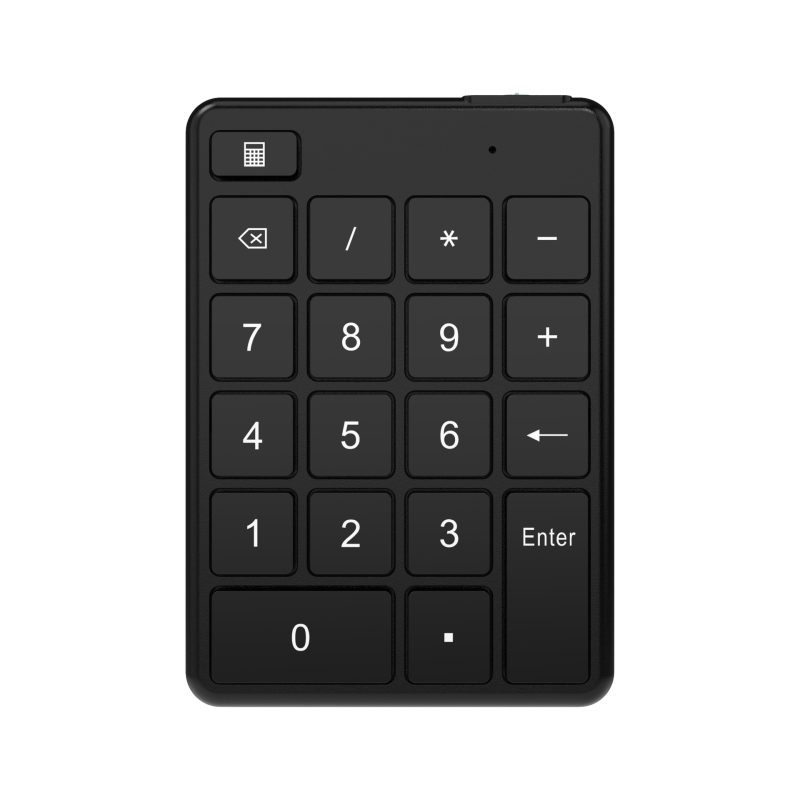 Tastatură numerică Bluetooth, 19 taste, ABS plastic, ușoară 95 g, baterie inclusă