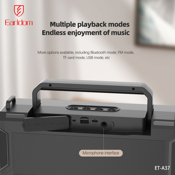 Boxă Bluetooth cu subwoofer încorporat și LED, 30W, IPX5, Bluetooth 5.3, 100Hz-20kHz, baterie 2000–4000mAh