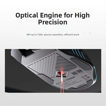 Vadu spēļu pele ar 8 pogām un LED apgaismojumu, DPI četrās pakāpēs datoram un klēpjdatoram