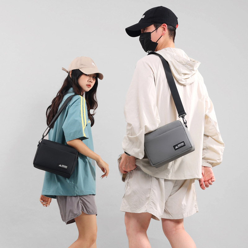 Muška crossbody torba preko ramena — ulični stil, vodootporna, ultralagana, Oxford platno, podstava od poliestera