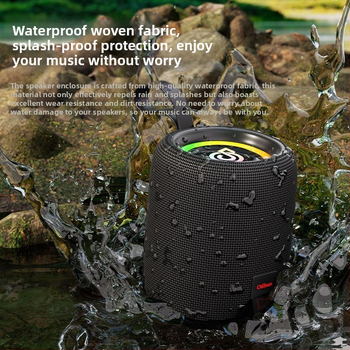 Boxă Bluetooth cu răspuns în frecvență 60Hz–15kHz, SNR ≥70dB, baterie încorporată 800–1000mAh, putere nominală 5W