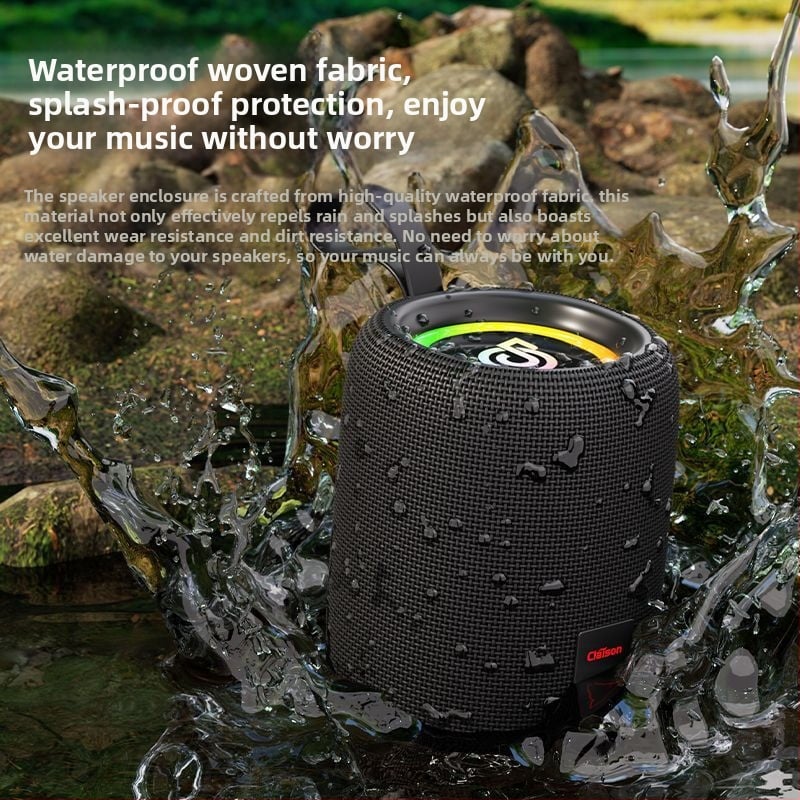 Boxă Bluetooth cu răspuns în frecvență 60Hz–15kHz, SNR ≥70dB, baterie încorporată 800–1000mAh, putere nominală 5W