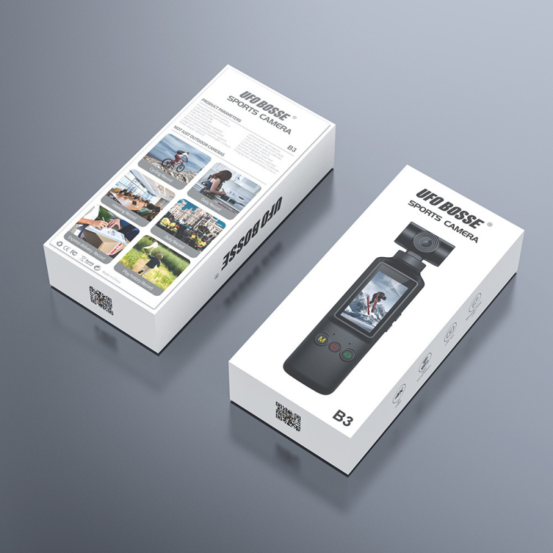 Otočná 4K kompaktná športová kamera – CCD 5MP, 4x optický zoom, 1,9'' LCD, panoramatické snímanie