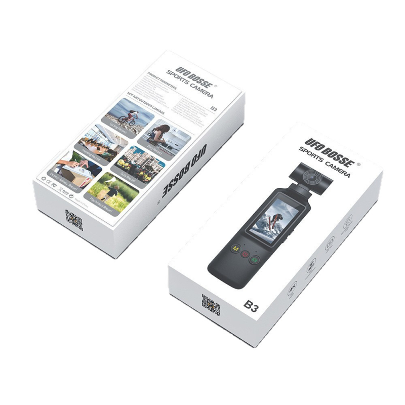 Otočná 4K kompaktná športová kamera – CCD 5MP, 4x optický zoom, 1,9'' LCD, panoramatické snímanie