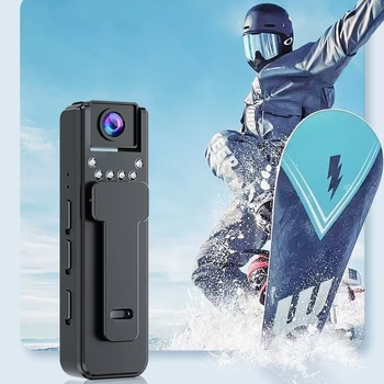 A-8 Înregistrator video cu clips pentru buzunar, TF card, senzor 1–5 MP, baterie 1–3 ore, carcasă PCS