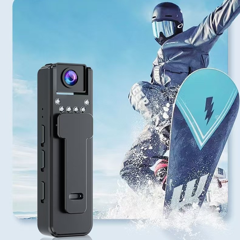 A-8 Înregistrator video cu clips pentru buzunar, TF card, senzor 1–5 MP, baterie 1–3 ore, carcasă PCS