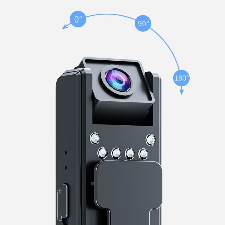 A-8 Înregistrator video cu clips pentru buzunar, TF card, senzor 1–5 MP, baterie 1–3 ore, carcasă PCS