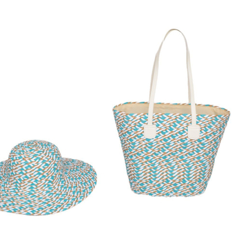 Meitonglong Geantă de plajă tip găleată – Material hârtie, Închidere cu fermoar, Exterior tridimensional, Buzunar interior laminat cu fermoar