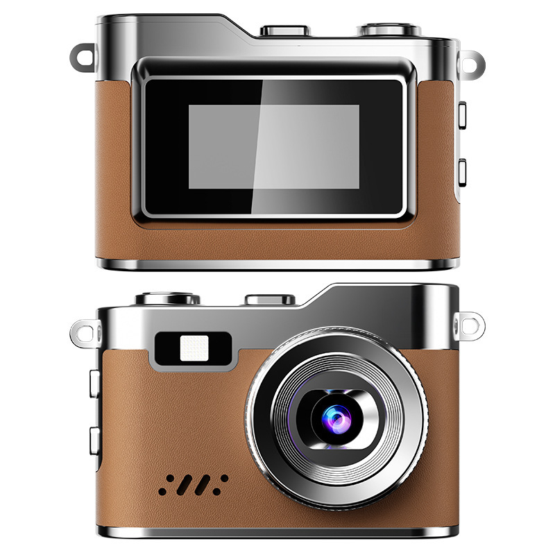 Cameră foto digitală mini retro, înregistrare video și fotografie 1080P, ecran LCD 0,96 inch, model D109J, suport MicroSD până la 32GB, carcasă ABS