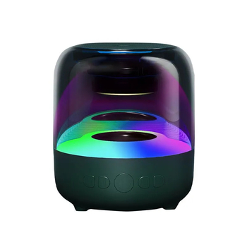 Boxă Bluetooth wireless cu horn de 3 inch și diafragmă; 5W ieșire; Bluetooth 5.3; răspuns în frecvență 100 Hz-20 kHz; rază 10 m.