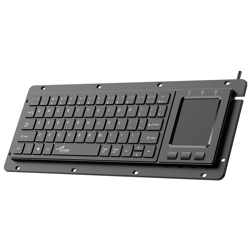 Industrijska tipkovnica s trackballom i dodirnim sučeljem USB/PS2, 88–98 tipki, kabelska, vodootporna