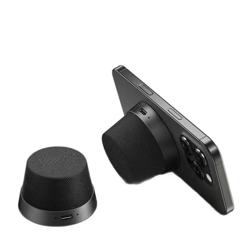 Bluetooth zvučnik s magnetskim tkaninskim omotom, elegantan prijenosni zvučnik, držač za telefon, bas, bežično