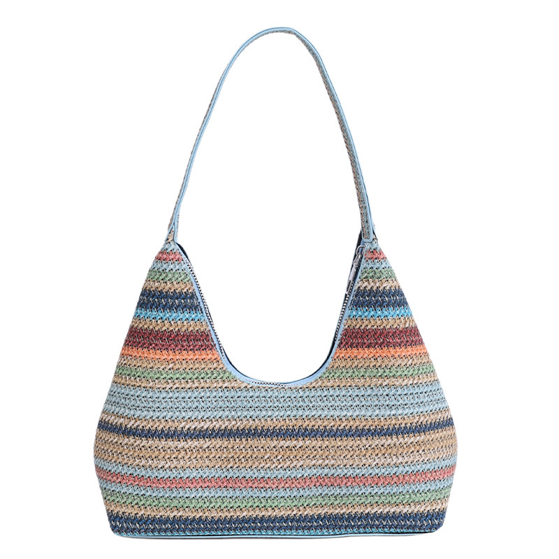 Ženska torbica u obliku kanta, sofisticiran stil za zrelu ženu, zatvaranje na zip, podstava od poliestera, proljeće 2025 izlazak