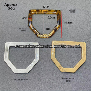 Maišo rankenėlė Junfeng iš dervos, spalvų mišinio raštas, svorio mažinimas, Žiema 2023