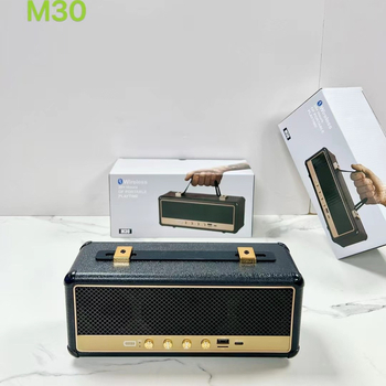 M30 Bežični Bluetooth zvučnik – Prijenosni za vanjsku upotrebu, retro stil, 1-Driver subwoofer, 16W, BT 5.3, 100Hz-20kHz, SNR 70dB