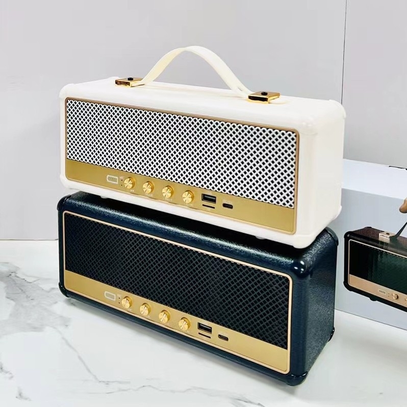 M30 Bežični Bluetooth zvučnik – Prijenosni za vanjsku upotrebu, retro stil, 1-Driver subwoofer, 16W, BT 5.3, 100Hz-20kHz, SNR 70dB