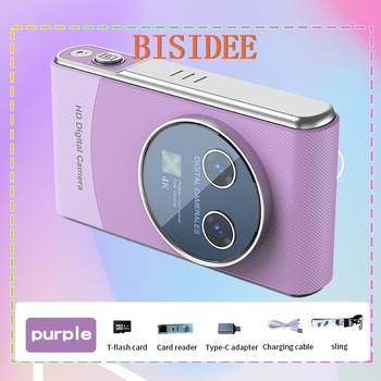 BISIDEE digitalni fotoaparat, periskopni objektiv, 16x optički zum, CMOS 24MP, dodirni zaslon, USB 3.0