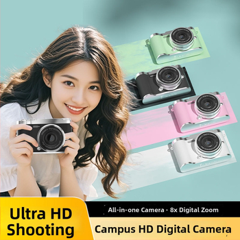 Retro digitálny fotoaparát Z7 s pevným objektívom, CMOS senzor 1/2.3 palca, >20 MP, 8x optický zoom, 2.4" HD LCD