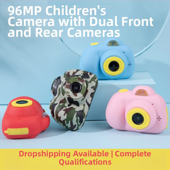 Delanda D6 Detská digitálna kamera – CMOS senzor 4/3 palca, 96 MP, 10x digitálny zoom, max. rozlíšenie 320x240, 2.0 palca LCD