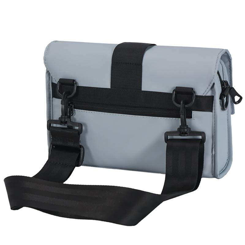 Pánska crossbody taška na cestovanie, z Oxfordskej tkaniny, s rozšíriteľným dizajnom, polyesterová podšívka