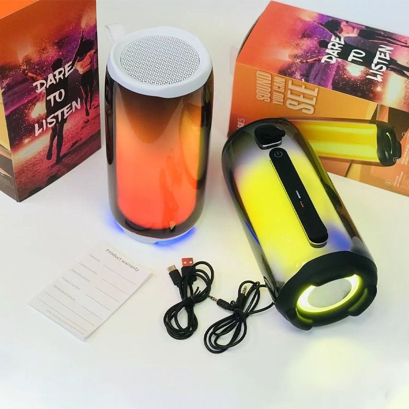 PULSE5 Prijenosni Bluetooth zvučnik pete generacije s pulsirajućim RGB svjetlima, snažnim basom, stolni dekor