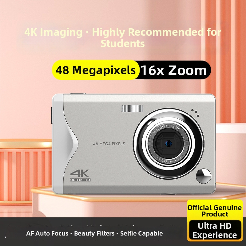 CDFA vstupná digitálna kamera s CMOS senzorom 48 MP, 16x optický zoom, periskopový objektív, plne manuálny režim, HD obrazovka