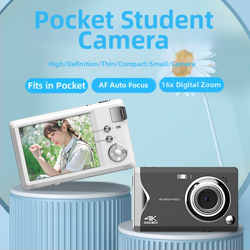 CDFA vstupná digitálna kamera s CMOS senzorom 48 MP, 16x optický zoom, periskopový objektív, plne manuálny režim, HD obrazovka