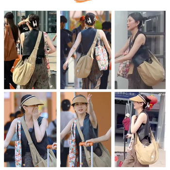 VAOPER pánska crossbody taška, nylonový materiál, nepremokavá, street-trendy štýl