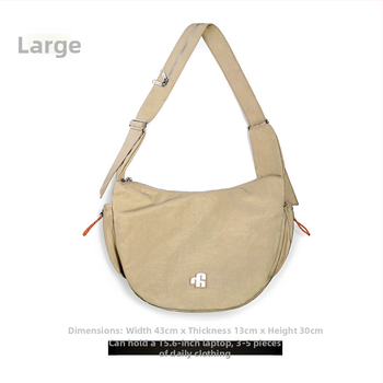 VAOPER pánska crossbody taška, nylonový materiál, nepremokavá, street-trendy štýl