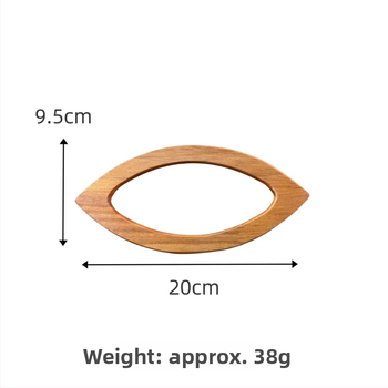 Medinė rankena maišui | kvėpuojanti konstrukcija; tinka maišams, rankinėms, riešams ir drobės maišų priedams | Pavasaris 2025