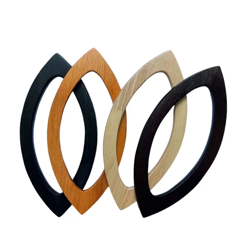 Ξύλινο χερούλι τσάντας | αναπνεύσιμη κατασκευή; κατάλληλο για τσάντες, τσάνες χεριού, λουριά καρπού και αξεσουάρ καμβά τσάντας | Άνοιξη 2025