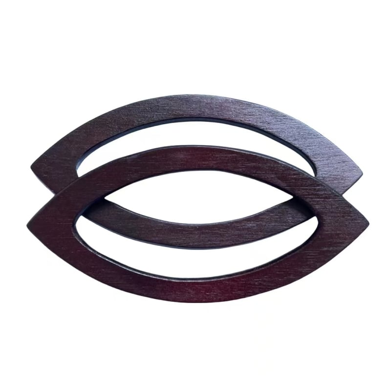 Ξύλινο χερούλι τσάντας | αναπνεύσιμη κατασκευή; κατάλληλο για τσάντες, τσάνες χεριού, λουριά καρπού και αξεσουάρ καμβά τσάντας | Άνοιξη 2025