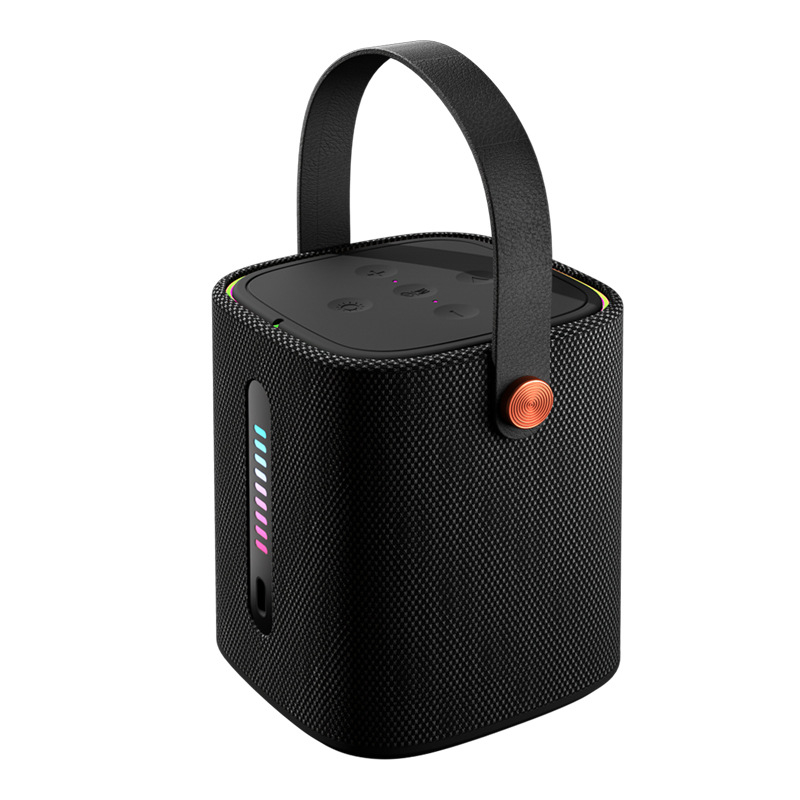 Prijenosni Bluetooth zvučnik s tekstilnim kućištem za stolnu i vanjsku upotrebu, 10W, IPx3, Bluetooth 5.3, ugrađena baterija 1200-2000mAh, raspon frekvencija 100Hz-20kHz