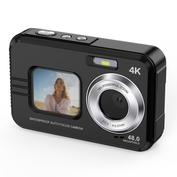 Vodootporna podvodna kamera WDC901-4K, 40–50MP, 3x optički zum, 1080P video, 2,7'' LCD, TF kartica