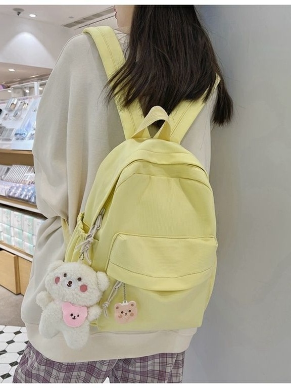 Mu Ziling Városi Egyszerű Mini Hátizsák Szabadidőre | Oxford Anyag, Kapacitás 36-55 L, Kompatibil 15 Inch Laptop, Vízálló, Légpárnás Hátizsák-Övek