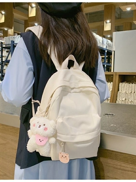 Mu Ziling Városi Egyszerű Mini Hátizsák Szabadidőre | Oxford Anyag, Kapacitás 36-55 L, Kompatibil 15 Inch Laptop, Vízálló, Légpárnás Hátizsák-Övek