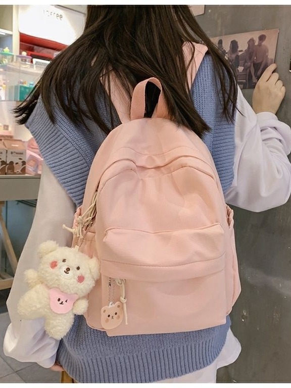 Mu Ziling Városi Egyszerű Mini Hátizsák Szabadidőre | Oxford Anyag, Kapacitás 36-55 L, Kompatibil 15 Inch Laptop, Vízálló, Légpárnás Hátizsák-Övek