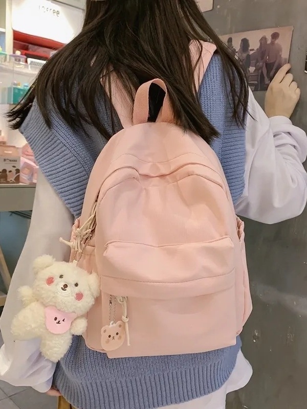 Mu Ziling Városi Egyszerű Mini Hátizsák Szabadidőre | Oxford Anyag, Kapacitás 36-55 L, Kompatibil 15 Inch Laptop, Vízálló, Légpárnás Hátizsák-Övek