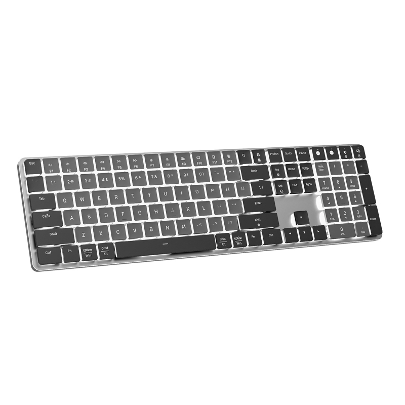 Mehanička tipkovnica CK40 s Bluetooth dvostrukim načinom, ultra-tanki dizajn, linearni prekidač, RGB pozadinsko osvjetljenje, 111 tipki