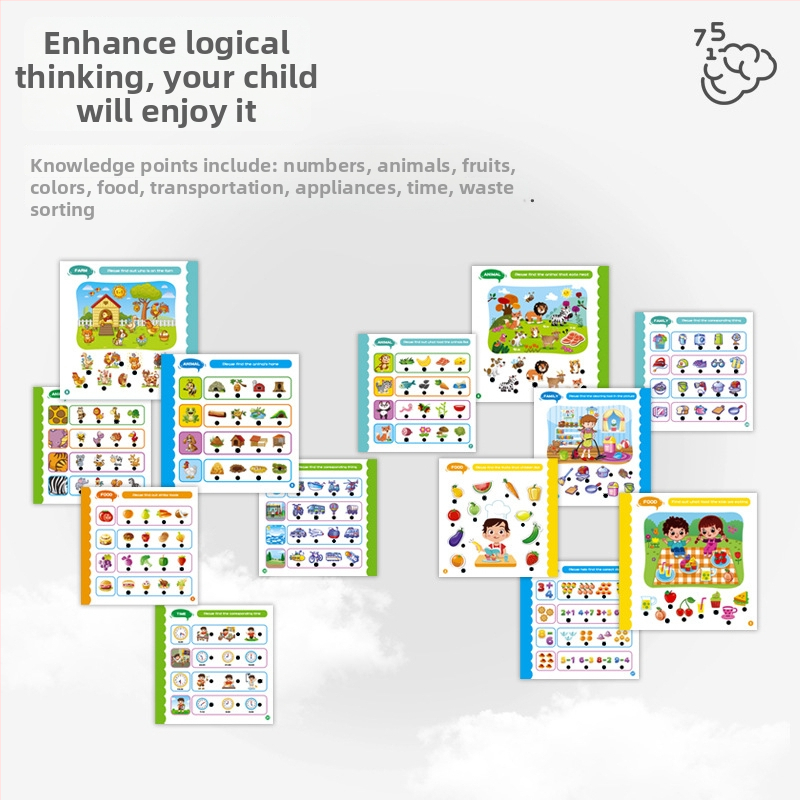 Pero na čítanie bodov pre skoré vzdelávanie, čítač kníh a kariet, interaktívne zvuky a dotyková funkcia, pre deti 4–6 rokov