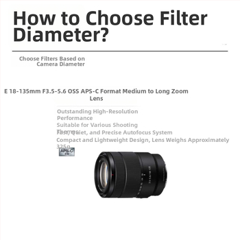 DSLR UV filter – univerzálny, ultra tenký, číre sklo