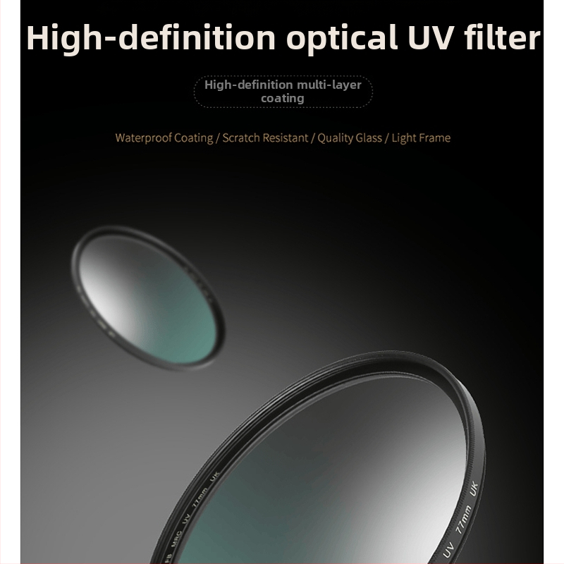 DSLR UV filter – univerzálny, ultra tenký, číre sklo