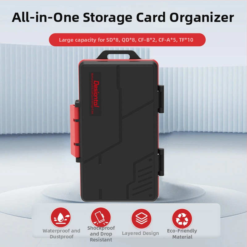 Dishengte e9 Pamäťová karta skladovacia skrinka pre fotoaparát a počítač (Značka: Dishengte; Model: e9; Pôvod: Guangdong)