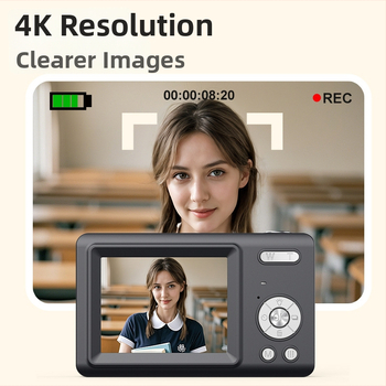 Φωτογραφική μηχανή CCD | Αισθητήρας 5MP, Οπτικό ζουμ 16x, Βίντεο 1080P, Οθόνη 2.3in LCD, περισκοπικός φακός