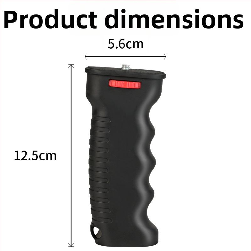 Stabilizatora rokturis – daudzfunkcionāls, universāls LED turētājs DSLR/PTZ kamerām (MMSP; ABS; OEM)