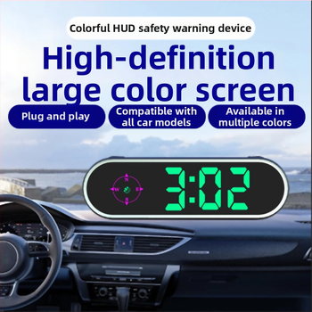 Színes HUD autó LCD-kijelző Beidou GPS-szel, 480P felbontás